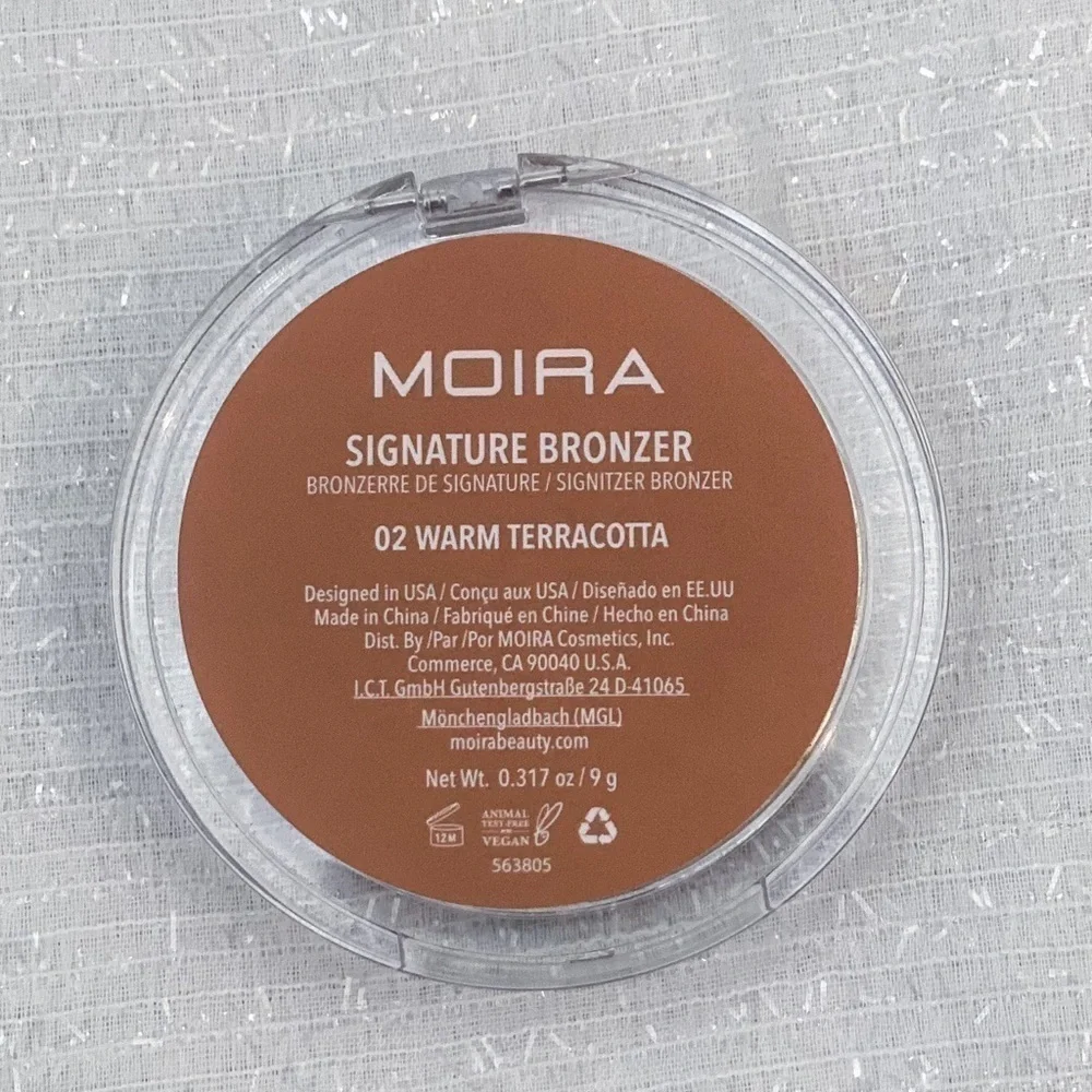 Moira signature bronzer - warm terracotta